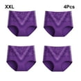 thumbnail image 3 of Sonducket Ropa interior de algodón, lencería moldeadora de cuerpo, calzoncillos sin rastro, bragas sexis sin costuras, calzoncillos femeninos Ropa interior Púrpura XXL, 3 of 6
