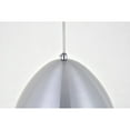 thumbnail image 5 of Classically Modern Ceiling Decorative Circa 1 Light Burnished Nickel Pendant, 5 of 7
