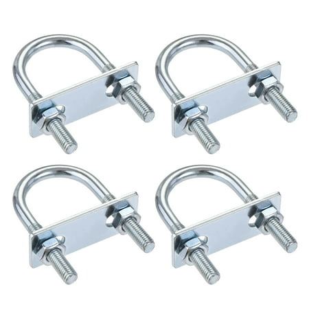 

Uxcell 35mm Inner Width 75mm Length Round U-Bolt Steel M8 4 Sets