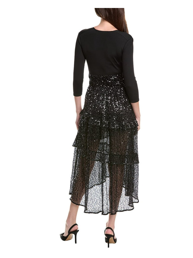 Maje womens Maxi Dress, 40, Black - Walmart.com