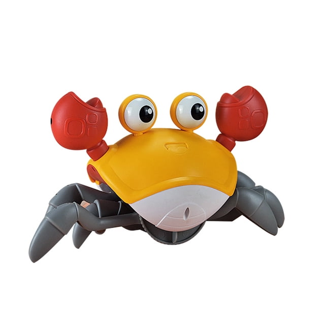 Cangrejo Eléctrico De Inducción Evitación Automática De Obstáculos Luz De Carga De Música Cangrejo Correr Nuevo Juguete Extraño Para Niños Yuarrent FN003241-01