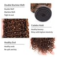 thumbnail image 3 of Hair Bundles Raivide Kinky Curly, marrón oscuro, 35 a 45 cm, 300 g, 3 of 7