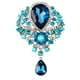 thumbnail image 1 of Fiudx Joyas Broche De Gota De Agua De Diamante De Moda De Joyería De Banquete De Lujo Europeo Y Americano, 1 of 2