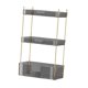 thumbnail image 4 of Organizador de baño de 3 niveles, soporte de almacenamiento de maquillaje para tocador de cosméticos de dormitorio Gris, 4 of 8