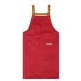 thumbnail image 1 of Delantal de cocina con bolsillo, diseño de correa ajustable, impermeable, antiincrustante, delantal de limpieza, delantal de cocina, suministros de cocina, 1 of 8