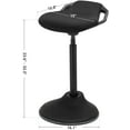 thumbnail image 2 of SONGMICS Standing Desk Chair, Adjustable Ergonomic Standing Stool, Black, 2 of 9