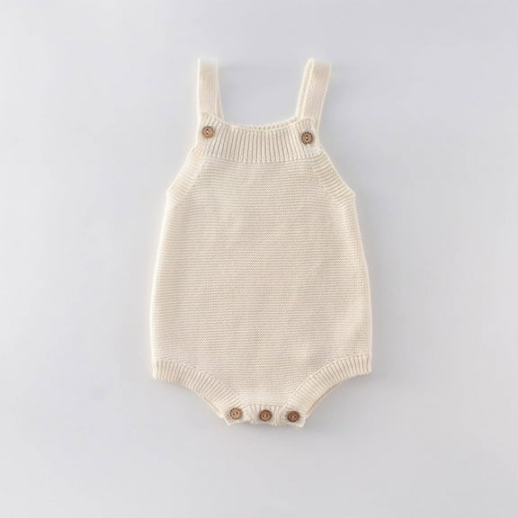 Baby Boy Girl Romper Bodysuit Solid Plain One Piece Jumpsuits Long Sleeve One Piece Baby Clothes Outfits