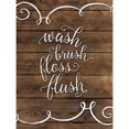 thumbnail image 2 of Wash  Brush  Floss  Poster Print by Amanda Murray, 2 of 2