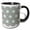 Black/White, variant on 3drose, Triquetra Celtic Knot Interlaced with a Circle Pattern, 11oz Mug