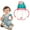D, variant on 330 ml Portable Leak Proof Bottle without Handles, Made for Food Grade PP, Gravity-Ball Straw Lets Sip Sitting or Lying, 100 % Leak-Proof Flip Lid