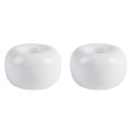 thumbnail image 1 of 2pcs Mini Personality Simple Ceramics Handmade Toothbrush Holder Stand Antiskipping Eco-friendly Toothbrush Holder Stand for Bathroom Vanity Countertops(White), 1 of 6