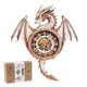 thumbnail image 1 of Reloj de madera 3D con forma de rompecabezas Rnfinewow Dragon, kit de bricolaje, 1 of 7
