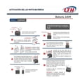 thumbnail image 2 of Moto Batería Agm LTH Harley Davidson Xlh Sportster 2006 883cc LTH CTX14L-BS, 2 of 7