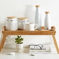 thumbnail image 1 of Raindrops Tray Table for Eating Bamboo Elegant Design 1Set, 1 of 8