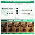 thumbnail image 4 of Growth Lamp,Floor Model Indoor Adjustable Led 3/9/12h 10 Plant Floor Lamp Auto On/off With Auto Potted Plant Fill Lamp Potted Plant Dimmable Adjustable With On/off 3/9/12h, 4 of 5