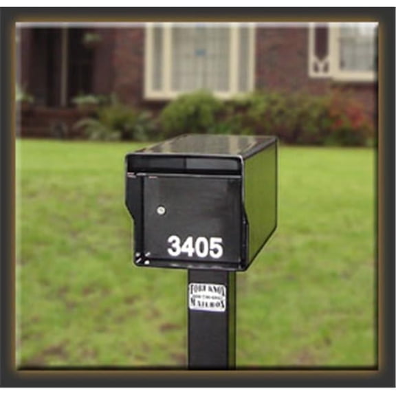 Fort Knox Mailbox  Small Standard Mailbox - Black