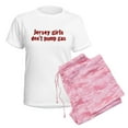 thumbnail image 6 of CafePress - Jersey Girls Don't Pump Gas ( Women's Light Pajama - Women's Short Sleeve Print T-Shirt and Pants Light Cotton Pajama Set, 6 of 7