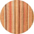 thumbnail image 1 of Ahgly Company Indoor Round Abstract Orange Modern Area Rugs, 7' Round, 1 of 4