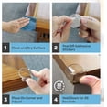 thumbnail image 4 of Baby Proof Me Edge and Corner Protectors, Silicone Corner Guards for Baby Proofing, Clear, 12 Pack, 4 of 7