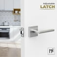 thumbnail image 2 of Mega Handles/ Prime Passage / 5"L x 2"W / Satin Nickel/ Lever Handle, 2 of 4