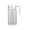 A, variant on GBJHJIA Plastic Water with Lid and Handles,Clear Plastic Pitcher Square Base Clear Plastic Juice Container Pitcher - for Water, Iced Tea, Juice, Beverage, Lemonade, Milk and Mimosa Bar (A)