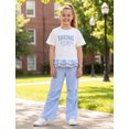 thumbnail image 3 of OBEEII Little Girls Summer Outfits Short Sleeve Printed T-shirt Cute Cargo Pants Two Piece Spring Outfits Clothes for Kids Teens, 3 of 9