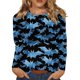 thumbnail image 1 of Suéter de manga larga con cuello redondo y estampado de Halloween informal a la moda para mujer, 1 of 5
