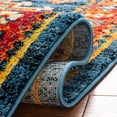 thumbnail image 5 of SAFAVIEH Vintage Hamadan Carmelo Oriental Area Rug, Blue/Orange, 6'7" x 9', 5 of 11