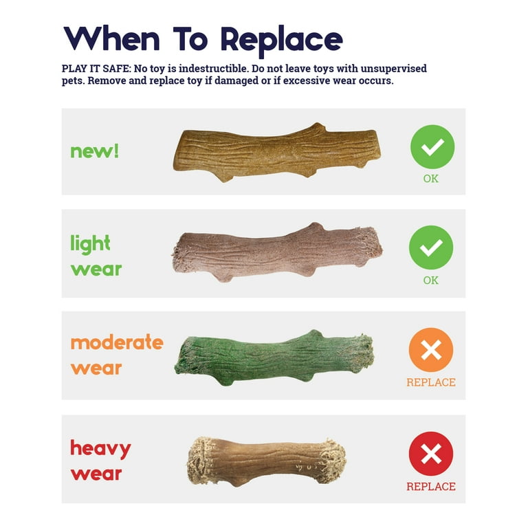 Petstages Ruffwood Natural Dog Treat Large Walmart