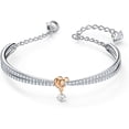 thumbnail image 2 of Beloved Knot Bracelet Swarovski Crystals Knot Bracelet, 2 of 5
