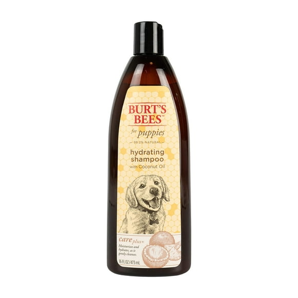 Natural Hydrating Shampoo for Puppies and Dogs - Coconut Nourishing, Sulfate and Pen Free - pH Balanced, Made in USA - 16 Oz