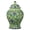 green, variant on Blue and White Ginger Jar with Lid,Chinoiserie Porcelain Ginger Jars Airtight,Antique Porcelain Gingers Jars,Decorative Ceramic Tea Candy Storage Jar, Handmade Vintage Flower Vase