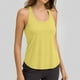 thumbnail image 4 of Camiseta deportiva holgada sin mangas para mujer - Camiseta de yoga y fitness con cuello redondo, color liso, 4 of 5