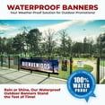 thumbnail image 5 of Bienvenidos Large Banners and Signs for Outdoor by DreamController-Polyester Banner with 4 Holes for Easy Hang Indoor & Outdoor|6x2 Feet HD Banner to Promote Church| Made in USA, 5 of 6