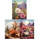thumbnail image 2 of Resina Con Cactus Del Desierto Serie Flores 30x40CM Likrtyny, 2 of 6