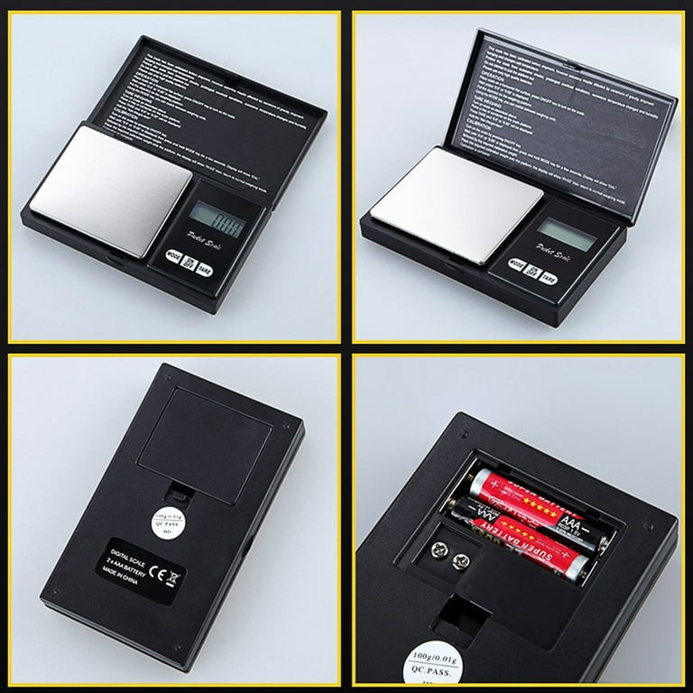 Weigh Gram Scale Digital Pocket Scale,500g by 0.01g,Mini Digital