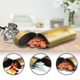 thumbnail image 5 of Bronze Oval Bronze Color Metal Cigarette Case Can Hold Lighter, Suitable for 20-100 Seconds Cigarettes, Coins, Pills, 5 of 5