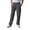 Dark Gray, variant on HOWPAY Boys Uniform Pants Pull on Stretch Dress Pants with Pockets Elastic Waistband Causal Lightweight Relaxed Fit School Clothes Dark Gray