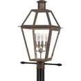thumbnail image 4 of Rue De Royal 4-Light Industrial Bronze Outdoor Post Lantern, 4 of 6