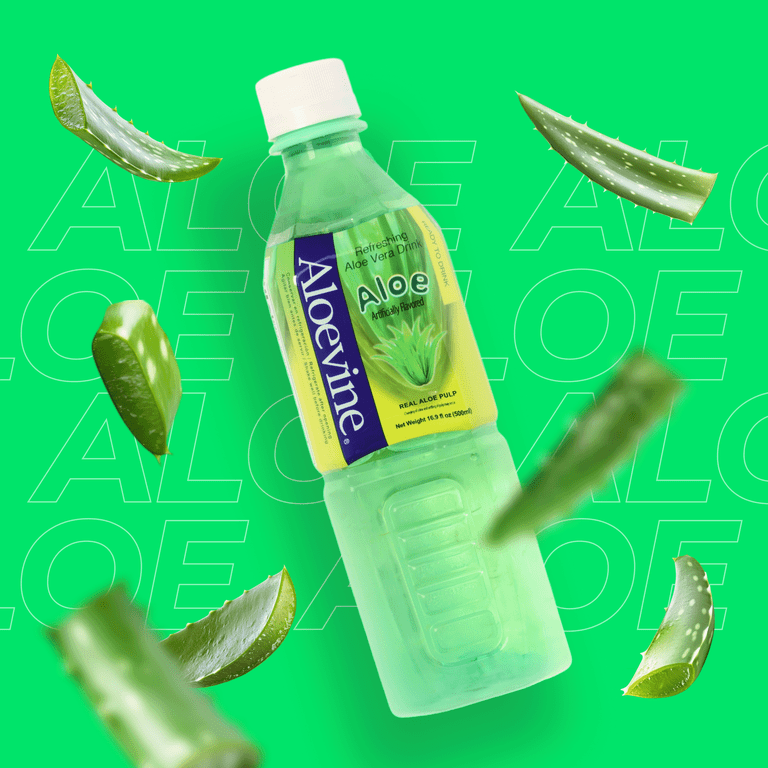 Aloevine Aloe Vera Drink Original 16.9 oz (Pack Of 20)