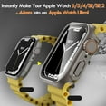 thumbnail image 2 of For Apple Watch Series 6/5/4/SE 2 [44mm] Case, IC ICLOVER [Looks like Ultra Protector Case] Full Cover Snap-on Cover with Built-in Clear Glass Screen Protector for iWatch Series 6/5/4/SE 2, Titanium, 2 of 8