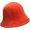 Orange, variant on Women Bucket Hat Autumn Winter Wild Wear Corduroy Solid Fisherman Hat Men Outdoor Warm Packable Bell Bucket Cap