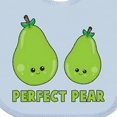 thumbnail image 4 of Inktastic Perfect Pear Couple Funny Fruit Pair Boys or Girls Baby Bib, 4 of 4