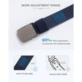 thumbnail image 2 of AWAYTR Kids Belt Nylon Belt - Belt with Metal Buckle for Pants School Uniform Jeans, 2 of 5