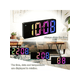 thumbnail image 4 of 1pc, LED Digital Alarm Clock, Creative Electronic Clock Alarm Clock Colorful Large Screen Bedroom Alarm Clocks, Home Decor, Room Decor, 4 of 4