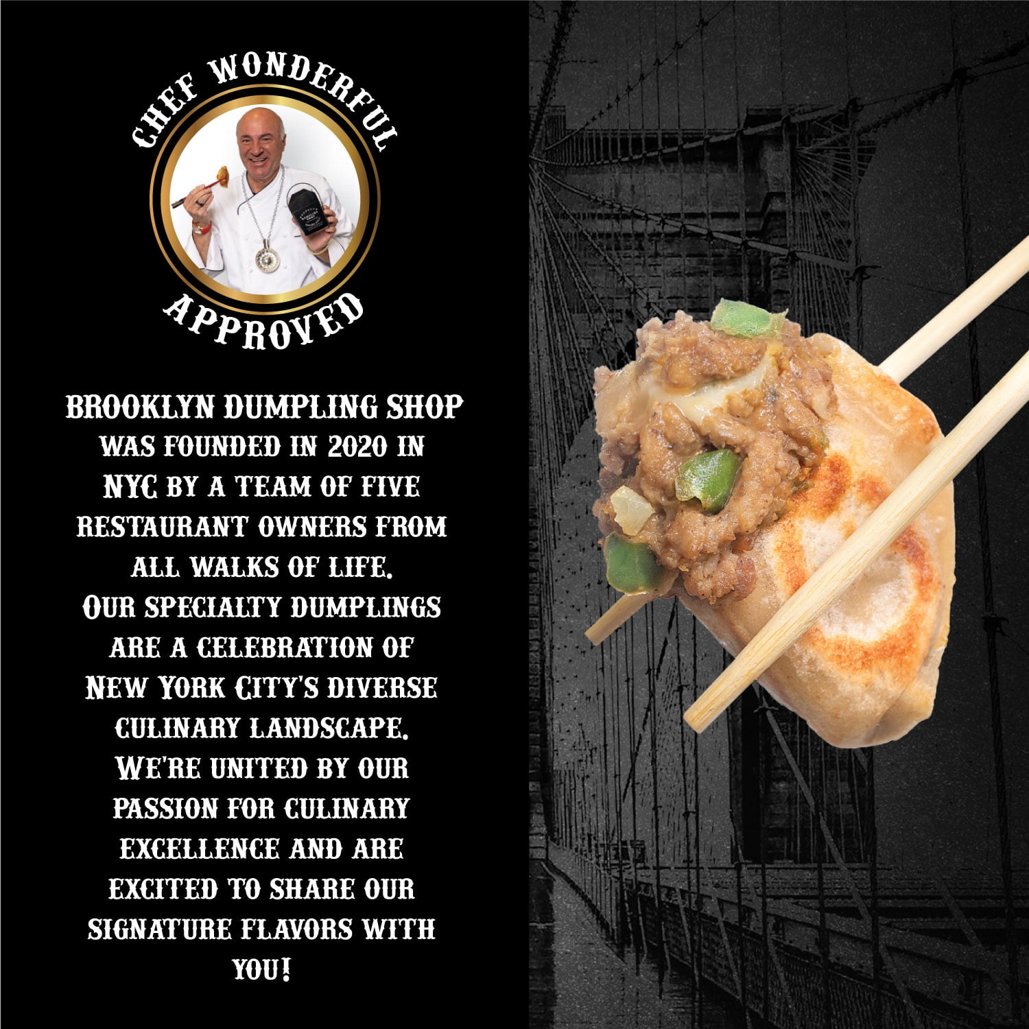 Brooklyn Chop House’s Frozen Cheesesteak Dumplings - a Bold Twist on a Classic Favorite - 7oz