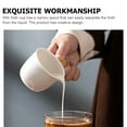 thumbnail image 4 of Ceramic Milk Jug with Handle Espresso Cup Milk Frother Cup Ceramic Creamer Pitcher, 4 of 8