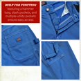 thumbnail image 4 of Dickies Womens Work Pants - High Waist Women Carpenter Pants Relaxed Fit with Belt & Utility Pockets, 4 of 7
