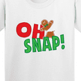 thumbnail image 4 of Inktastic Oh Snap Broken Gingerbread Youth T-Shirt, 4 of 5