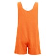 thumbnail image 4 of Women Summer Loose Button Pocket Jumpsuit Spaghetti Strap Short Pant Rompers Bib Pants Overalls Plua Size, 4 of 4